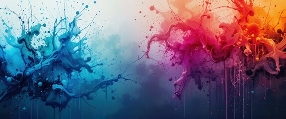 Vibrant abstract backgrounds featuring swirling colors and dynamic shapes for computer screens