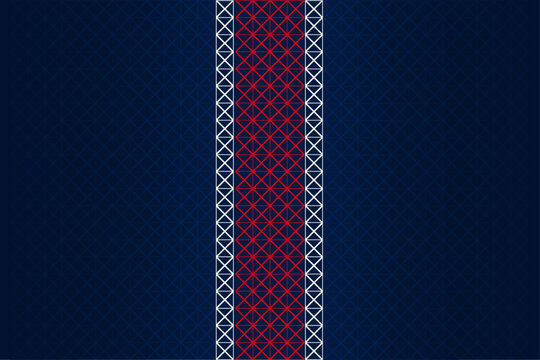 FC PSG uniform colors, PSG kits. vector illustration