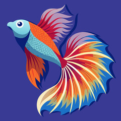 colorful parrot fish