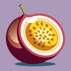 vector illustration of an apple