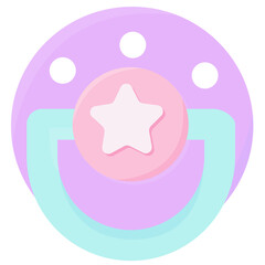 Obraz premium Colorful Baby Pacifiers and Soothers Collection