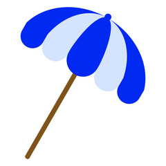 Beach Umbrella Illustration