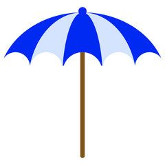 Obraz premium Beach Umbrella Illustration