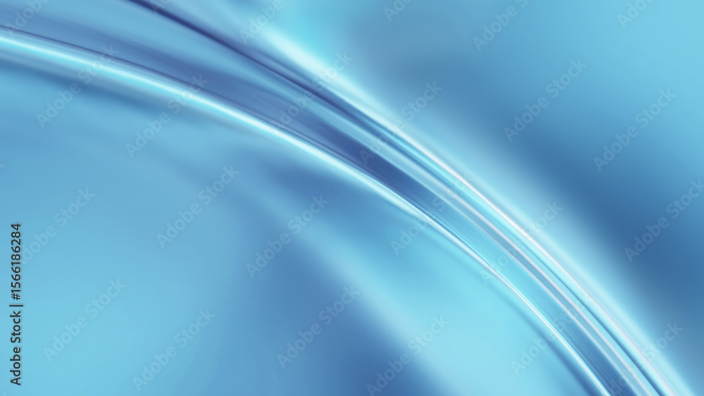 Poster blue striped pattern background, 3d lines design, abstract minimal background for business presentat