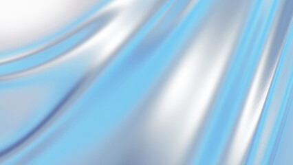 Silver blue striped pattern background, 3d lines design wallpaper, abstract wavy background for business presentation.