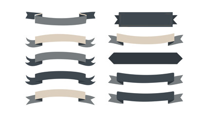 Download decorative vector ribbons banners and scrolls for graphic design use