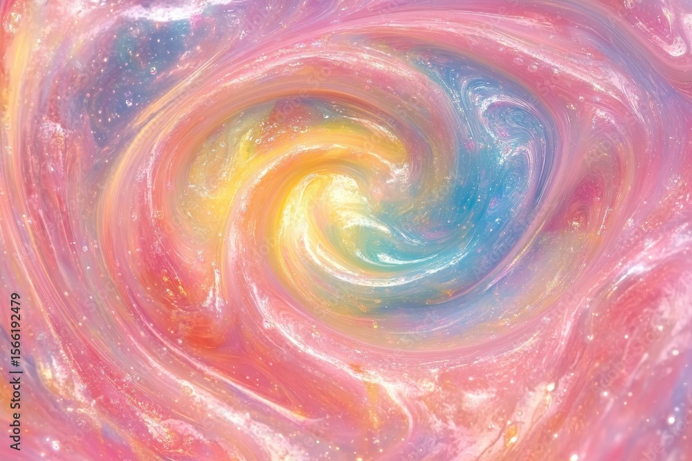 Poster colorful abstract swirl texture with vibrant hues and chaotic design for artistic inspiration, abstr