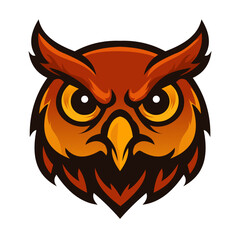 great horned owl vector