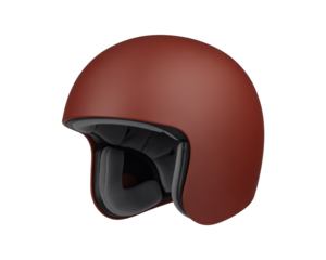 Isolated white protective helmet and goggles for head safety