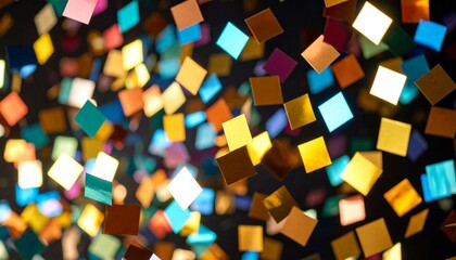 colorful confetti