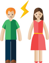  Stress, Depression boy and girl