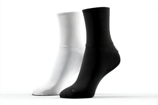 Black and White Sock Pair