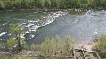 Harpers Ferry is the convergence point of Shenandoah River and Potomac River