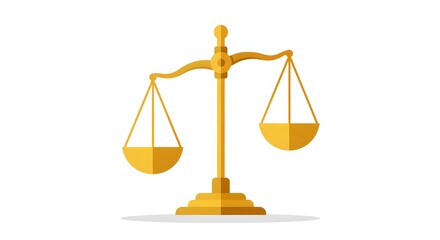 gold scales of justice