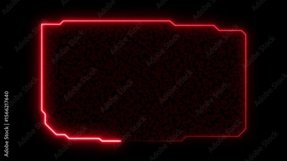 Poster hud, ui, gui futuristic user interface screen animation. high tech screen for video game. neon holog