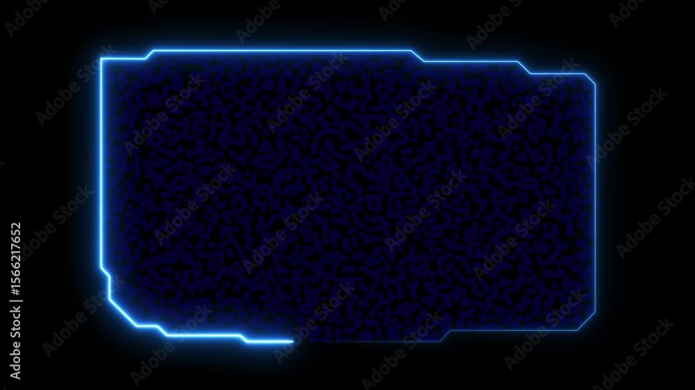 Poster hud, ui, gui futuristic user interface screen animation. high tech screen for video game. neon holog