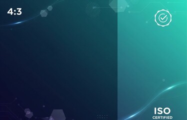 ISO Certification and Quality Management PPT Background for Business Compliance