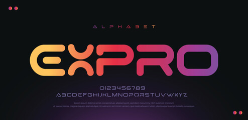 Minimal Modern Logo Alphabet – Sans Serif Urban Typeface for Digital, Fashion, and Tech Branding. vectore illustration Eps 10