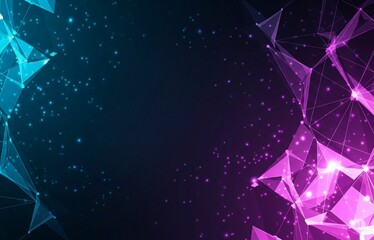 Futuristic AI Technology Presentation Background for Industry Innovation