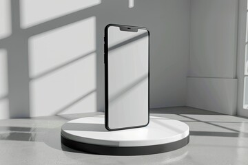 Vibrant Color Visual of Smart Phone Screen Mockup