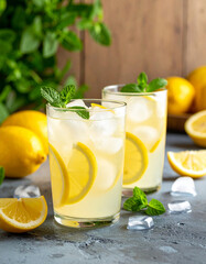 Lemonade glass, Generated image