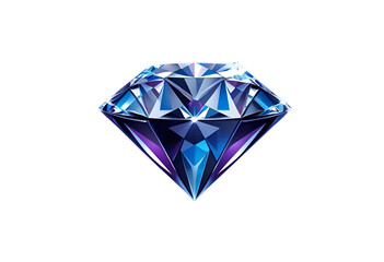 Diamond icon and logo design. Shiny jewelry gemstone symbol for luxury and fashion branding.