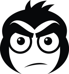 vector illustration of cartoon eyes