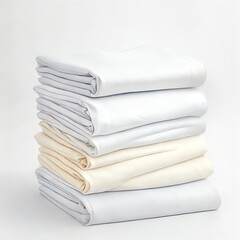 Luxurious Hotel-Style White and Cream Fitted Sheets Soft, Comfortable Bedding for a Peaceful Sleep