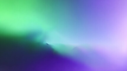 Fototapeta premium Smooth gradient of green and purple hues abstract background