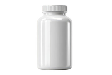 Blank white plastic pill bottle (29)