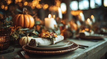 christmas table setting