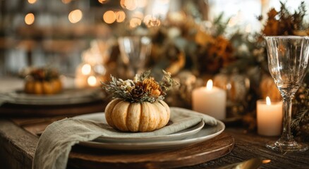 christmas table setting