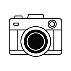 Classic Camera Icon Vintage Photography Equipment Illustration