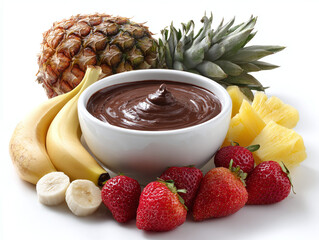 fruit and chocolate