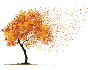 tree with autumn leaves