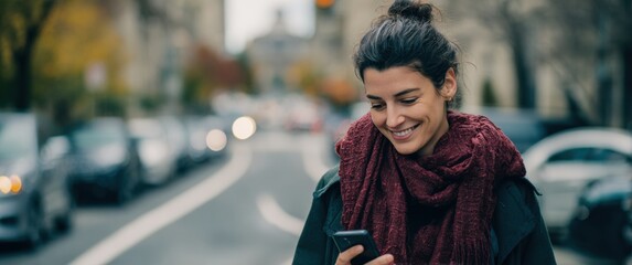 young woman in the city