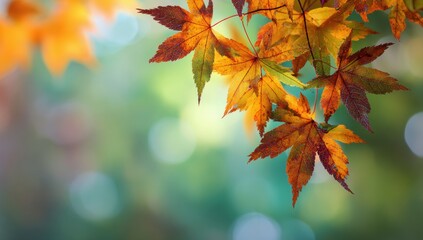 Fototapeta premium autumn leaves background