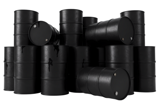 Black Cylindrical Containers: Industrial Packaging, Bulk Storage, Product Packaging