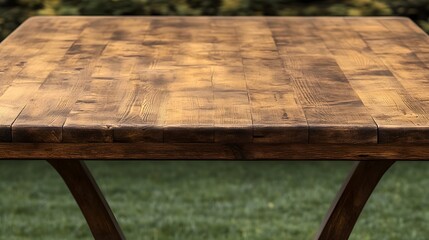 Fototapeta premium Rustic Wooden Table Top View Closeup Photography