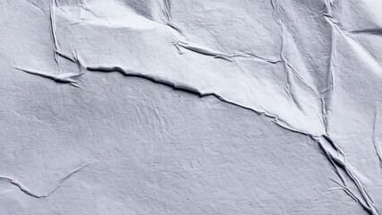 Abstract gray texture of crumpled paper with irregular surface folds creating a three-dimensional surface, background for design. - Powered by Adobe
