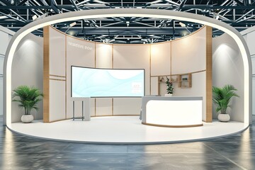 High Definition Image of Trade Show Exhibition Stand