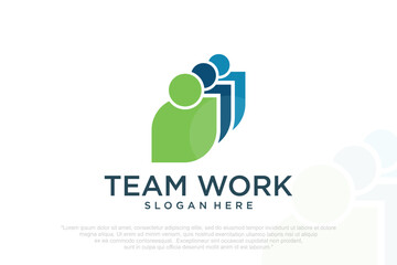 creative colorful social group logos and business cards