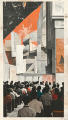 Mindscapes in Collage: Visualizing Ideas Through Cut Paper