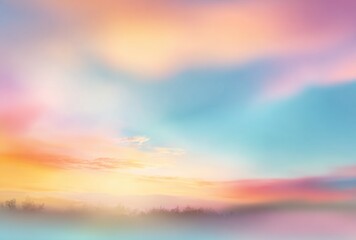 Fototapeta premium sunset in the sky