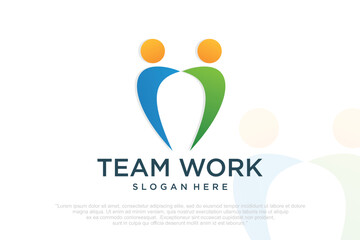 creative colorful social group logos and business cards