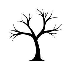 tree silhouette vector