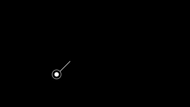 Animation Call Out No Title, HUD elements element on black color background