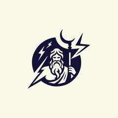 Zeus god logo