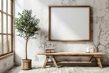 Clear Pixel Picture of a Picture of a Room with a Picture of a Blank White Board