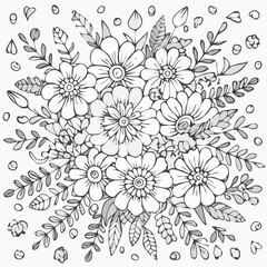 Obraz premium a classic and stylish flower patterns 